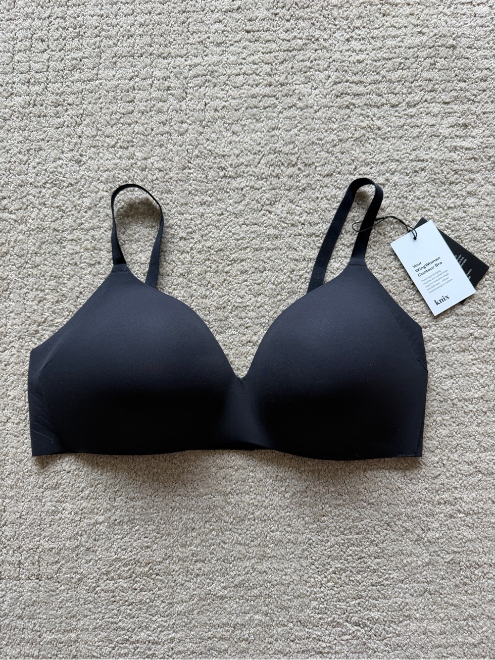 NWT New Knix Your WingWoman Contour Bra in Black Size 5 (38C) - Picture 4 of 6